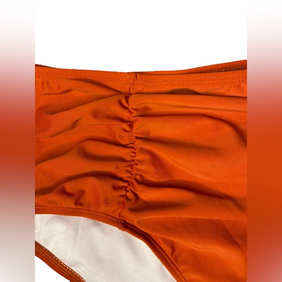 Plus Size High Waisted Swimsuits Ruched Tummy Control Bikini Set Push Up Bra NEW - Picture 5 of 15